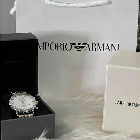 SOLD / Emporio Armani Men’s Chronograph Watch 
Case Size:43mm
Brand New original - Picture 5 of 9